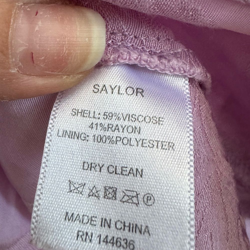 SAYLOR Women's Gardenia Midi Dress in Amethyst Size Small - Picture 10 of 10